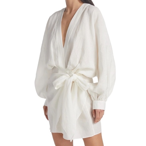 NWT Pieces of White Peony Dress - Picture 2 of 7